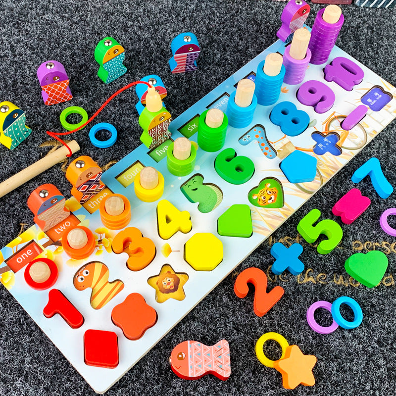 Logarithmic/Letter/Numbers Building Blocks