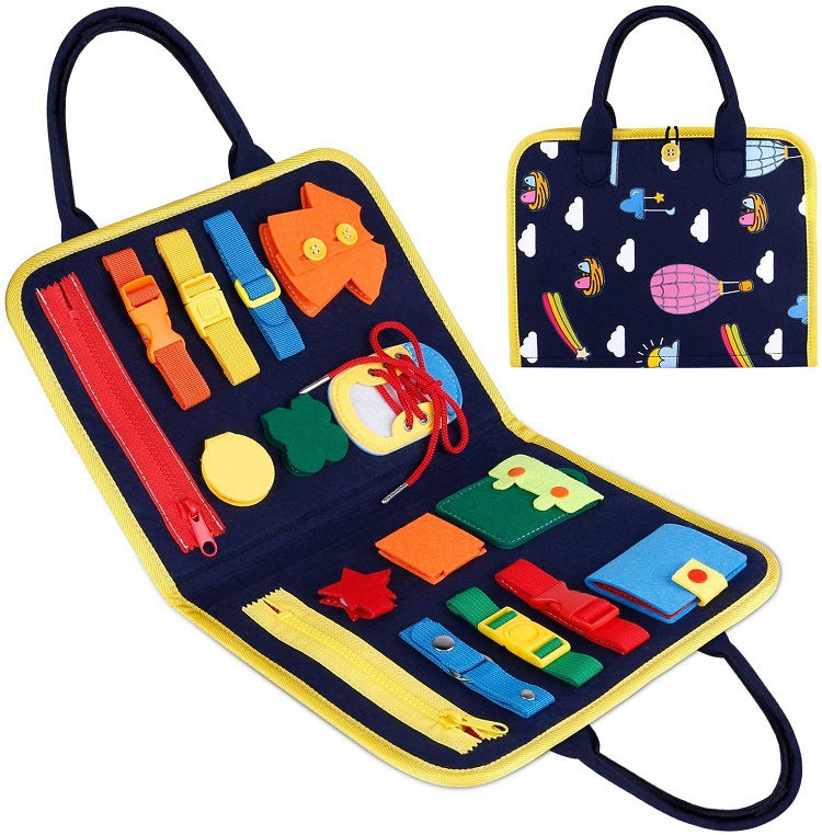 Busy Board Dressing And Buttoning Learning Book