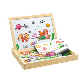 Writing/Drawing Wooden Magnetic Fun Box