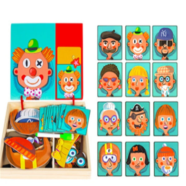 Writing/Drawing Wooden Magnetic Fun Box
