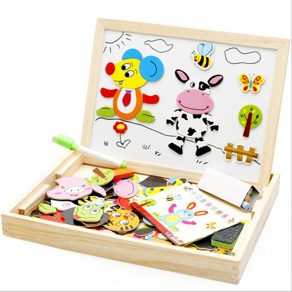 Writing/Drawing Wooden Magnetic Fun Box