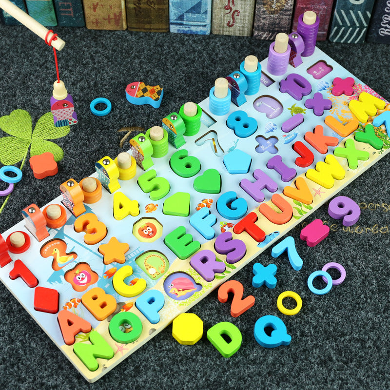 Logarithmic/Letter/Numbers Building Blocks