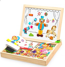 Writing/Drawing Wooden Magnetic Fun Box