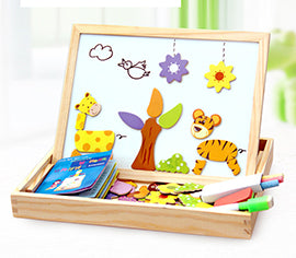 Writing/Drawing Wooden Magnetic Fun Box