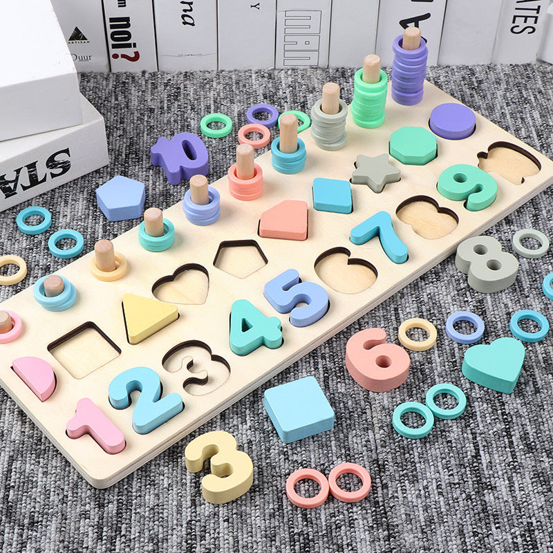 Logarithmic/Letter/Numbers Building Blocks