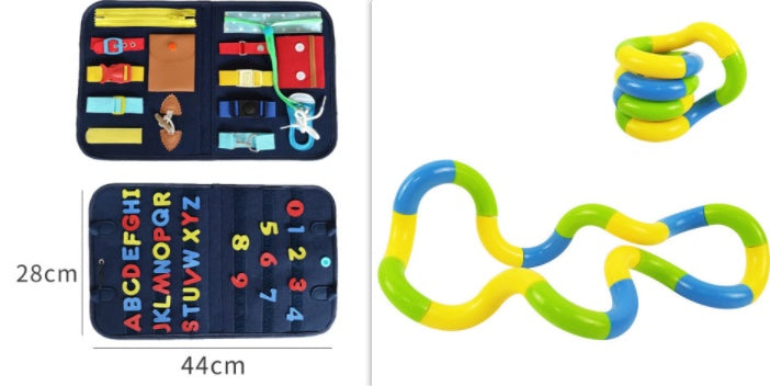 Busy Board Dressing And Buttoning Learning Book