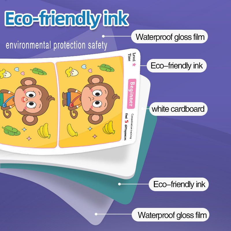 Erasable Concentration Training Cards