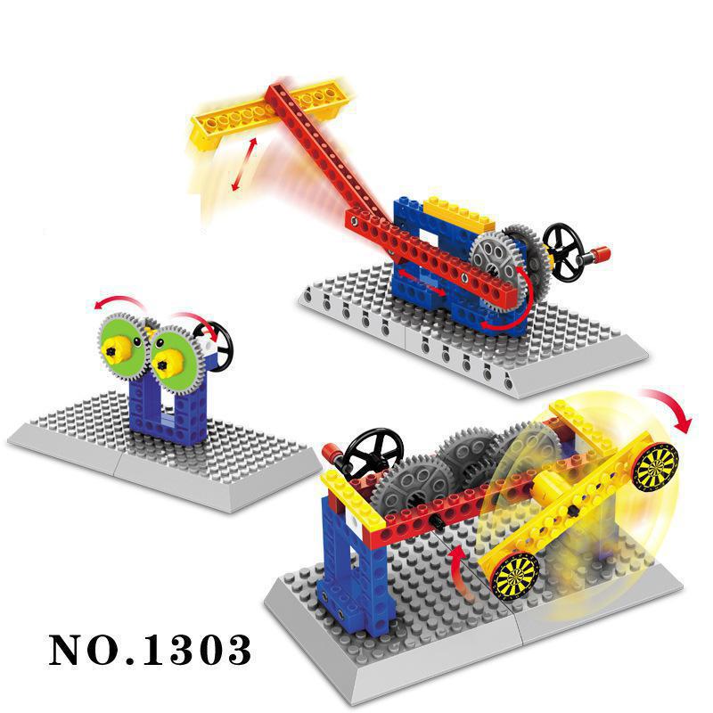 3-In-1 Mechanical Gear Technic Building Blocks