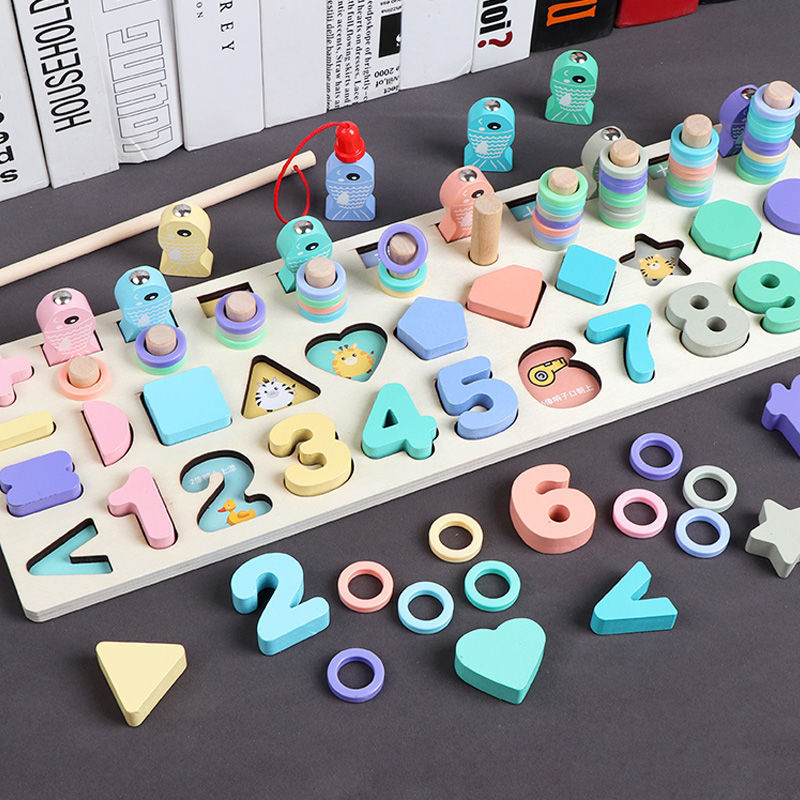 Logarithmic/Letter/Numbers Building Blocks
