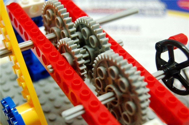 3-In-1 Mechanical Gear Technic Building Blocks