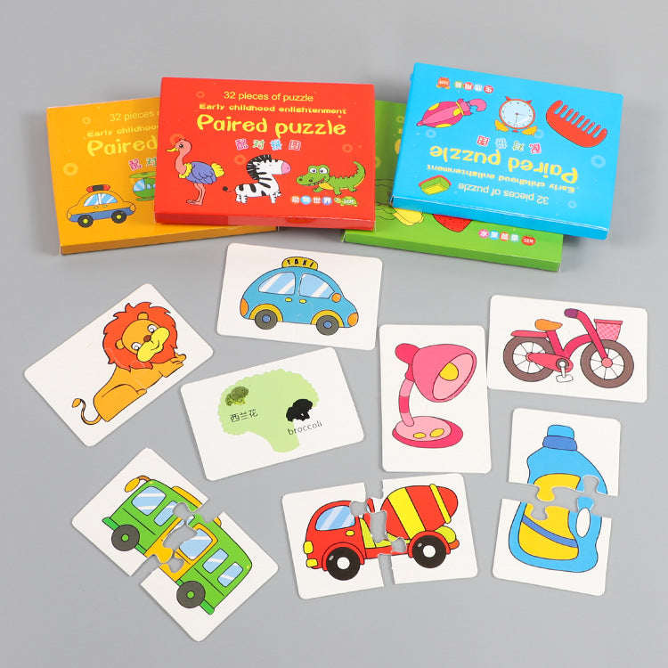 Illustrative Paired Puzzle Cards