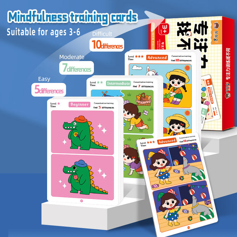 Erasable Concentration Training Cards