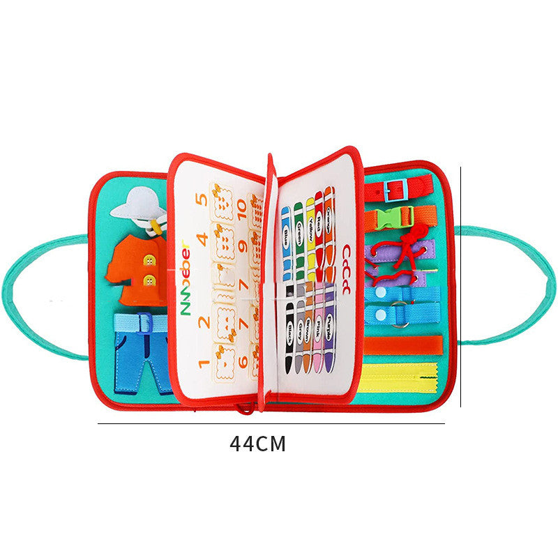 Busy Board Dressing And Buttoning Learning Book
