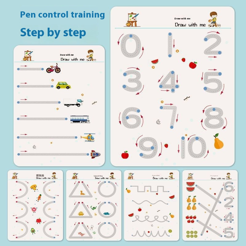 Pen Control Training Copybook
