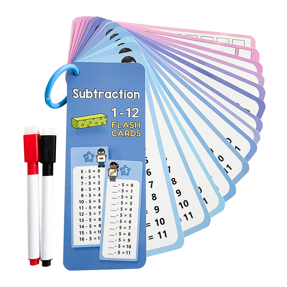 Erasable Mathematical Cards