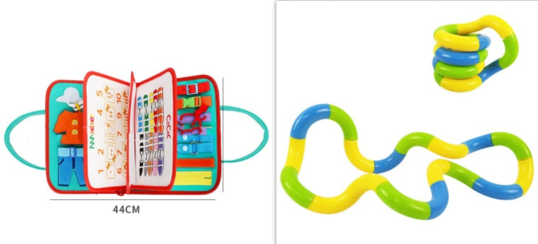 Busy Board Dressing And Buttoning Learning Book