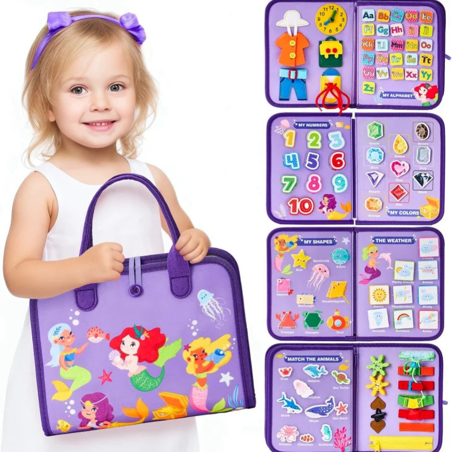 Busy Board Dressing And Buttoning Learning Book