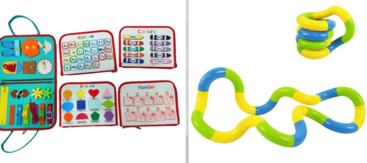 Busy Board Dressing And Buttoning Learning Book