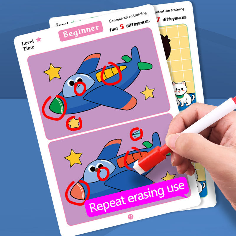 Erasable Concentration Training Cards
