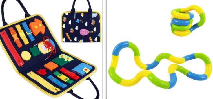 Busy Board Dressing And Buttoning Learning Book