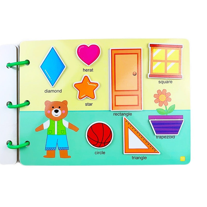 Early Education Montessori Quiet Book