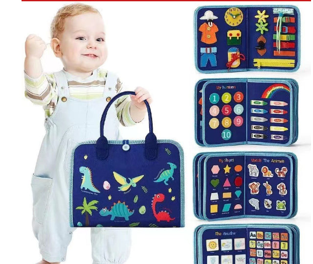 Busy Board Dressing And Buttoning Learning Book