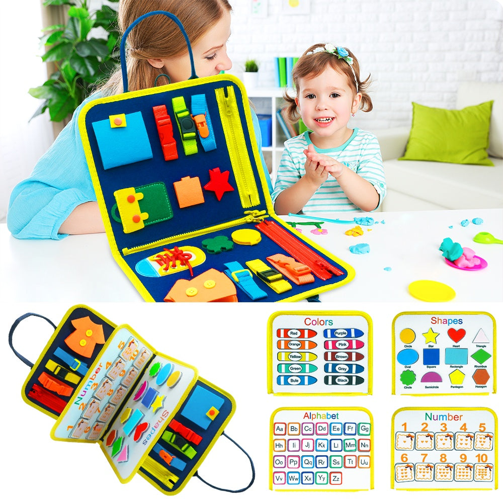 Busy Board Dressing And Buttoning Learning Book