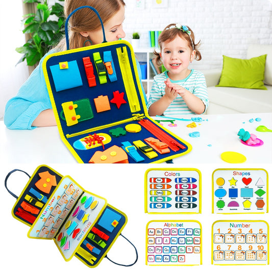 Busy Board Dressing And Buttoning Learning Book