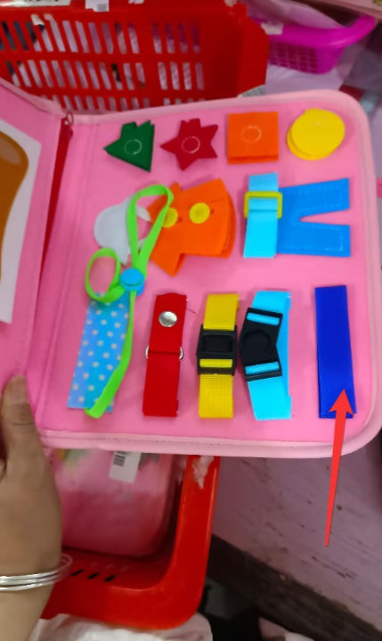 Busy Board Dressing And Buttoning Learning Book