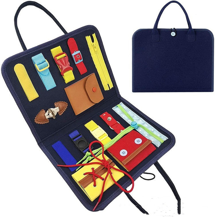 Busy Board Dressing And Buttoning Learning Book