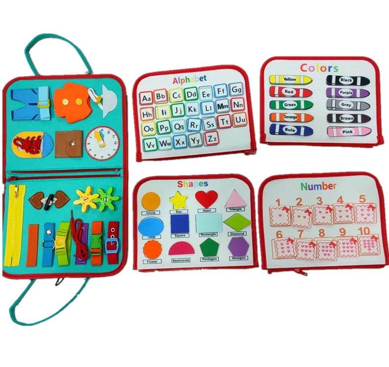 Busy Board Dressing And Buttoning Learning Book
