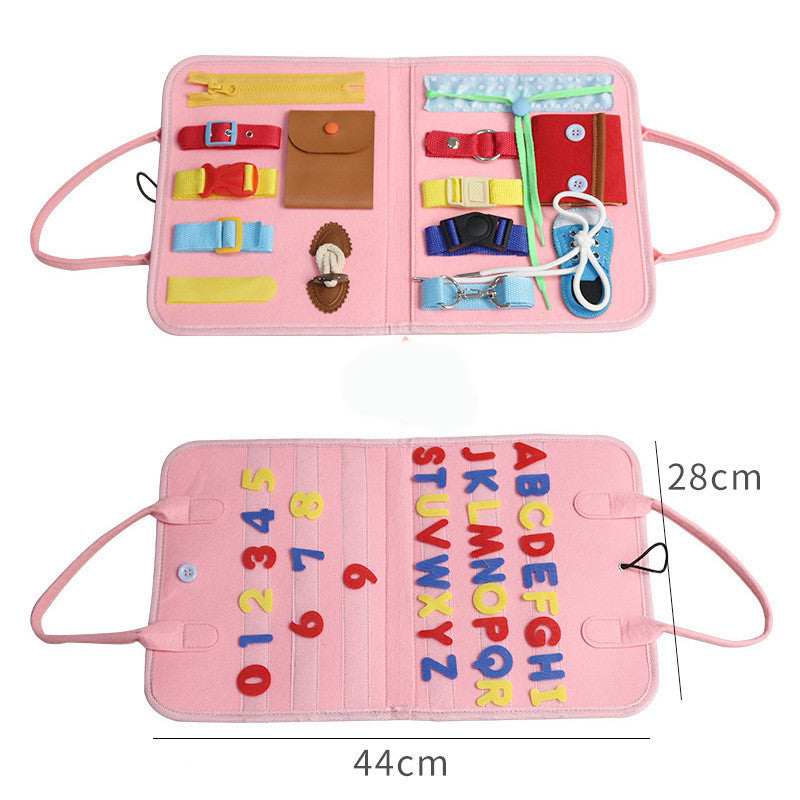 Busy Board Dressing And Buttoning Learning Book