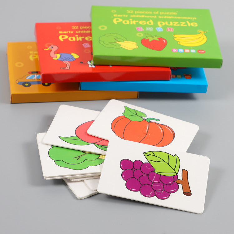 Illustrative Paired Puzzle Cards