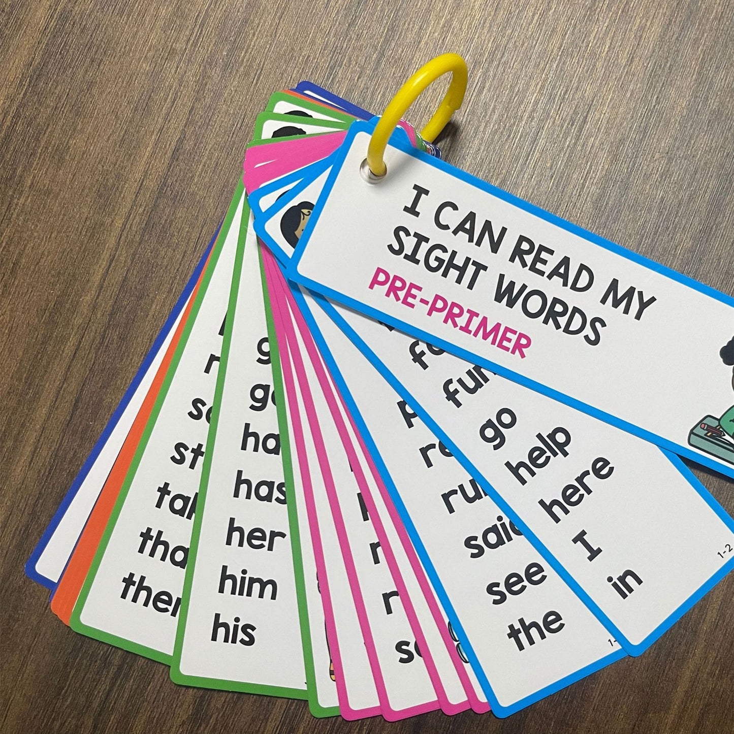 High-Frequency English Words Cards
