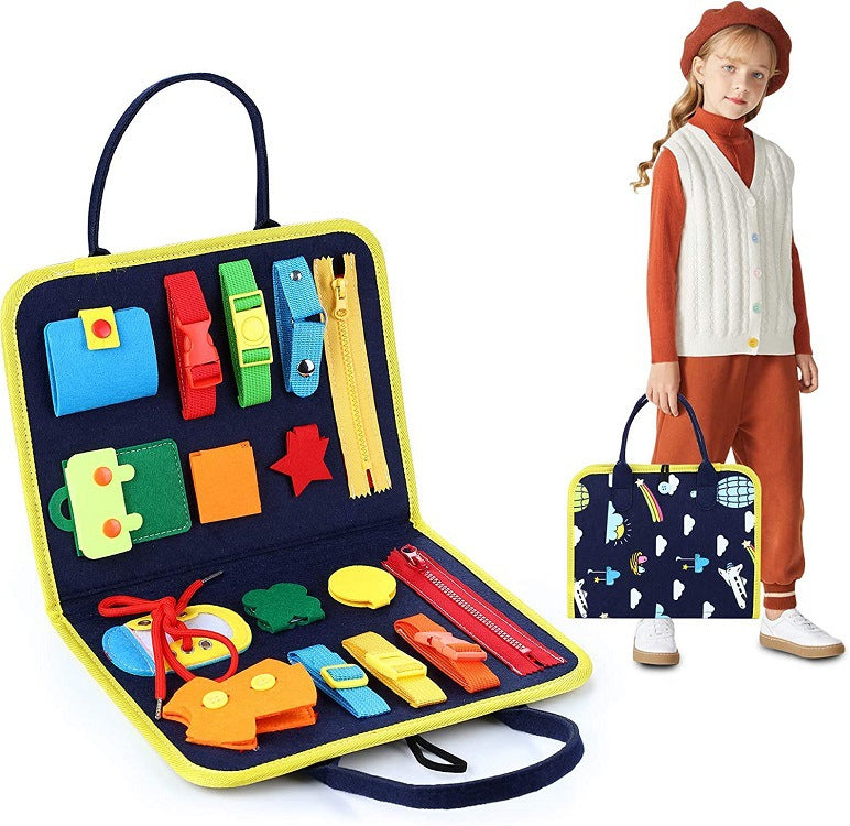 Busy Board Dressing And Buttoning Learning Book