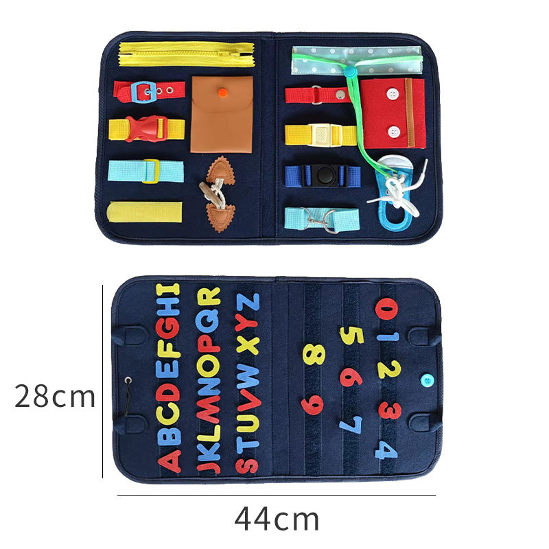 Busy Board Dressing And Buttoning Learning Book