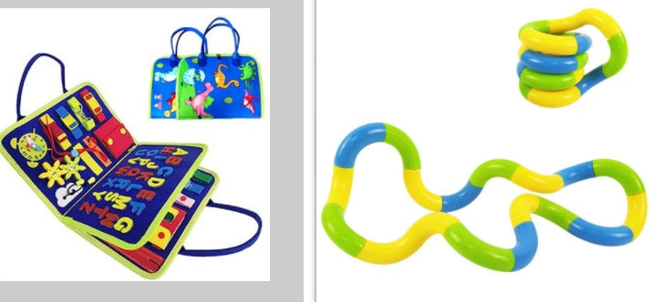 Busy Board Dressing And Buttoning Learning Book