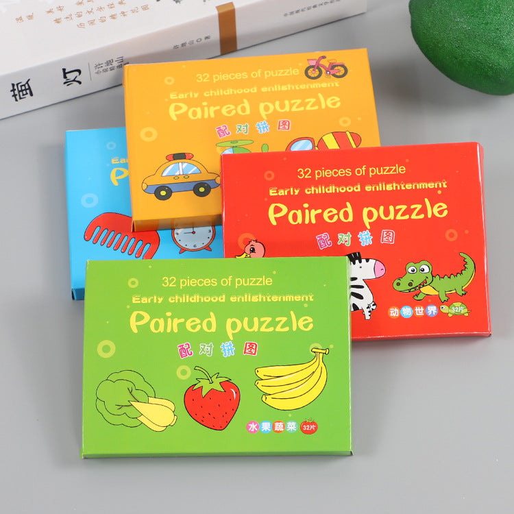 Illustrative Paired Puzzle Cards