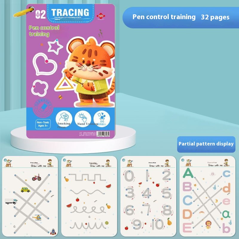 Pen Control Training Copybook